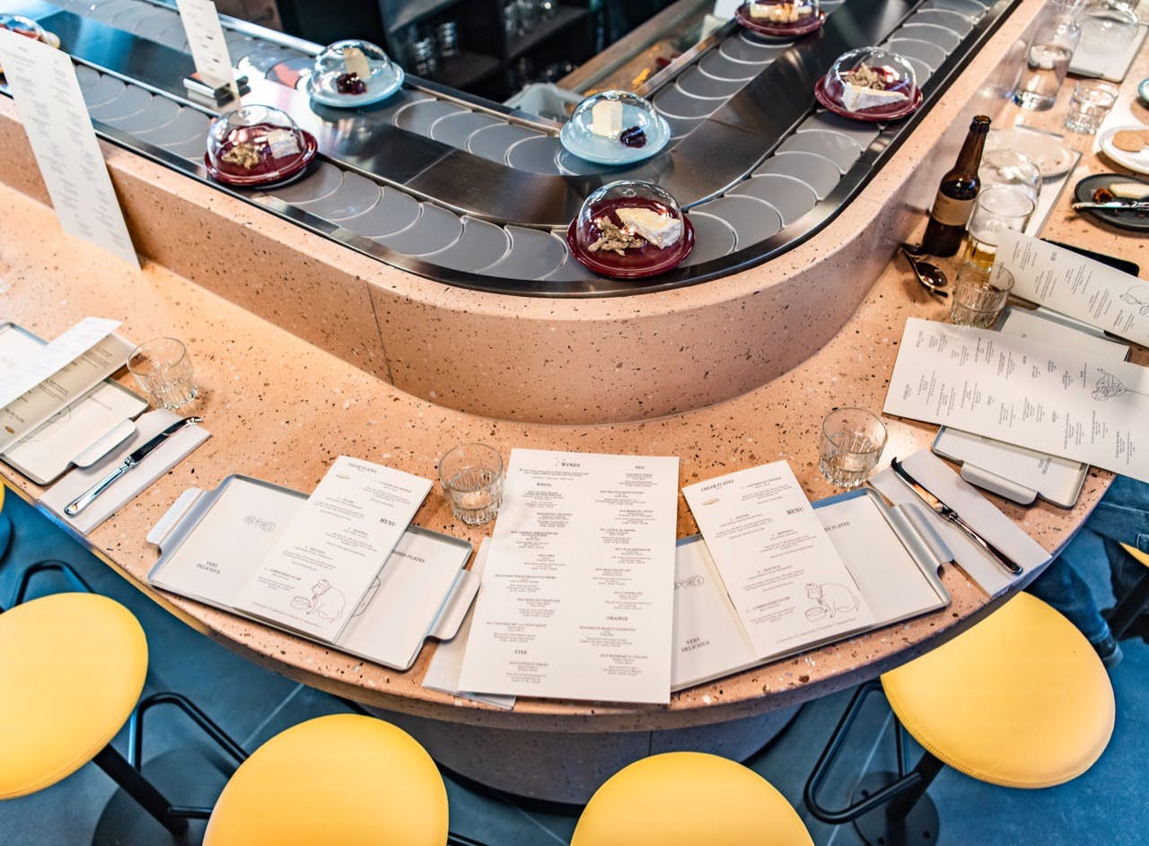 The world's first cheese conveyor belt restaurant has landed in London